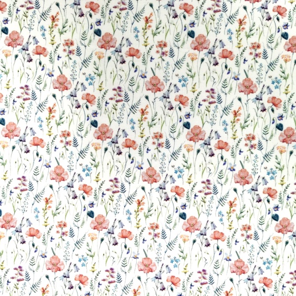 100% Floral Cotton - PETITE DULCE AMAPOLA